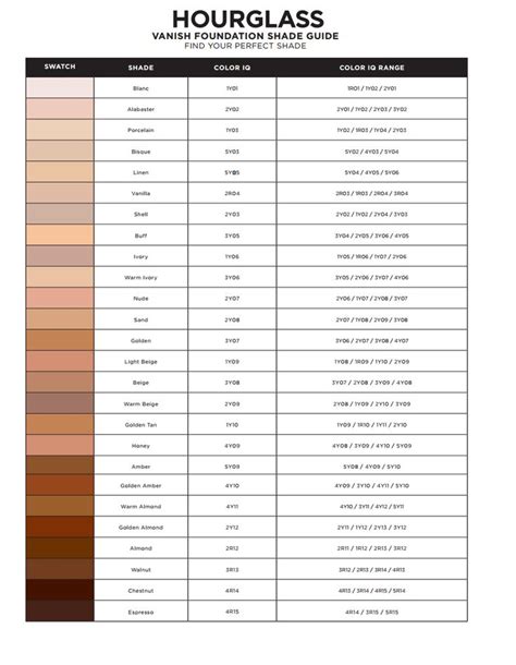 sephora eyeliner color chart.